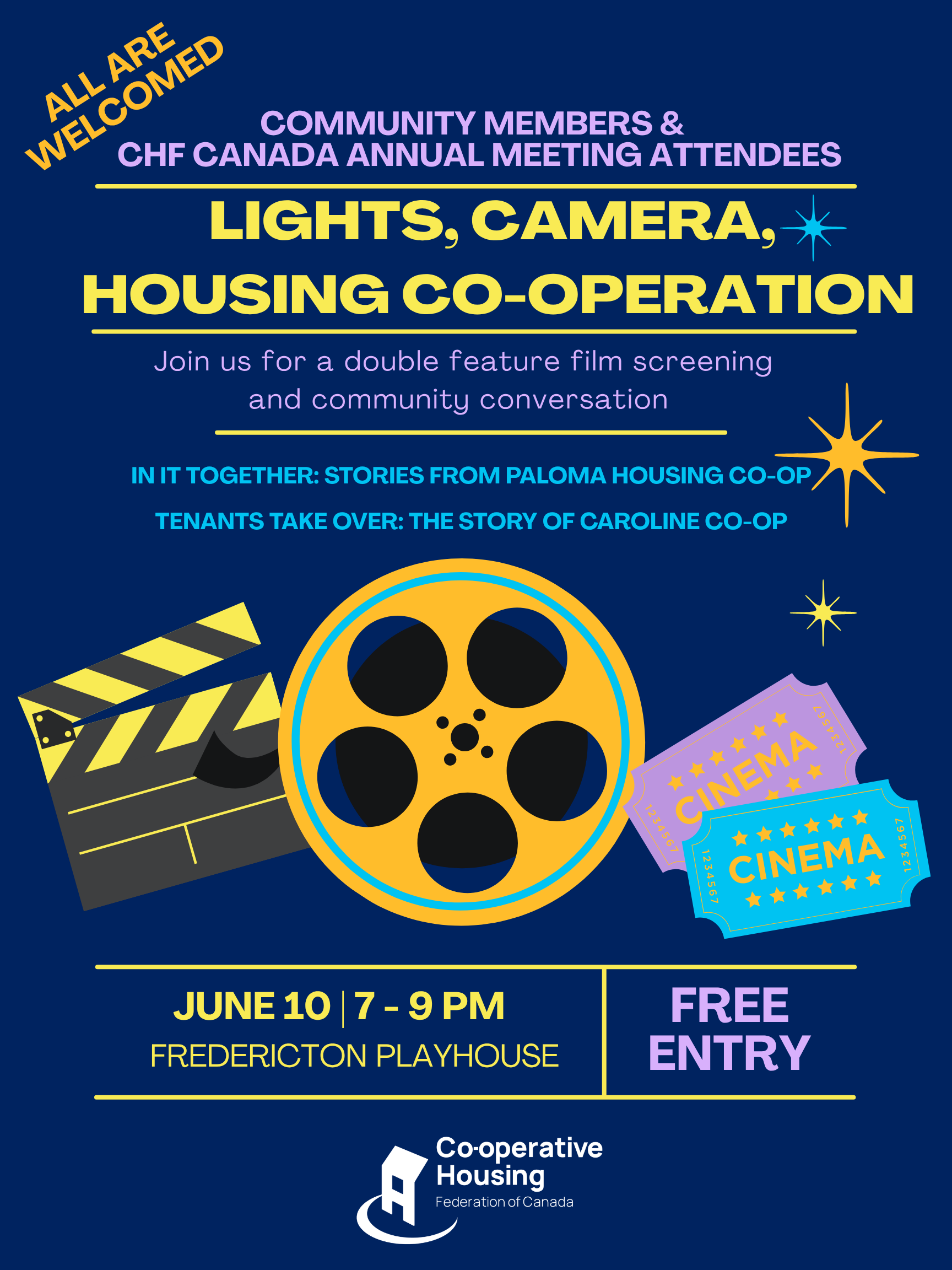 Lights, Camera, Housing Co-operation Poster
